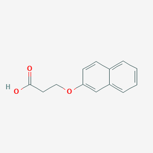 molecular formula C13H12O3 B2870190 3-(Naphthalen-2-yloxy)propanoic acid CAS No. 16563-43-2