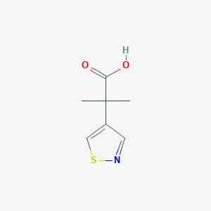 2-(Isothiazol-4-YL)-2-methylpropanoic acid