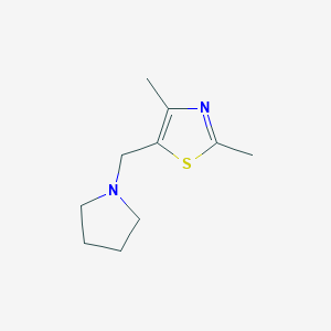 2,4-Dimethyl-5-(pyrrolidin-1-ylmethyl)thiazole