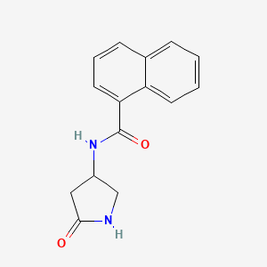 N-(5-oxopyrrolidin-3-yl)-1-naphthamide