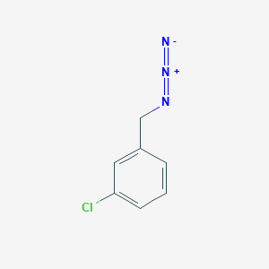 molecular formula C7H6ClN3 B2870200 1-(叠氮甲基)-3-氯苯 CAS No. 126799-85-7