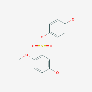 molecular formula C15H16O6S B2870221 4-Methoxyphenyl 2,5-dimethoxybenzenesulfonate CAS No. 19140-16-0