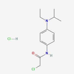 2-chloro-N-{4-[ethyl(isopropyl)amino]phenyl}acetamide hydrochloride
