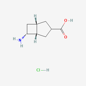 (1S,5S,6R)-6-Aminobicyclo[3.2.0]heptane-3-carboxylic acid;hydrochloride