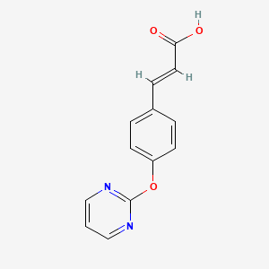 3-[4-(2-Pyrimidinyloxy)phenyl]acrylic acid
