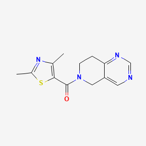 (7,8-dihydropyrido[4,3-d]pyrimidin-6(5H)-yl)(2,4-dimethylthiazol-5-yl)methanone