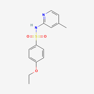 4-ethoxy-N-(4-methylpyridin-2-yl)benzenesulfonamide