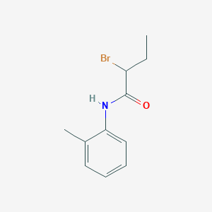 molecular formula C11H14BrNO B2870286 2-bromo-N-(2-methylphenyl)butanamide CAS No. 311316-64-0