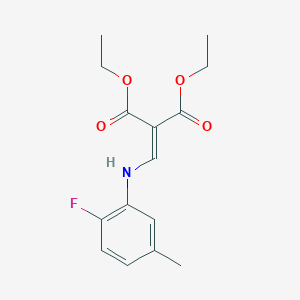 Diethyl 2-[(2-fluoro-5-methylanilino)methylene]malonate