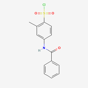 4-Benzoylamino-2-methylbenzenesulfonyl chloride