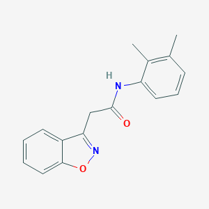 molecular formula C17H16N2O2 B287032 2-(1,2-benzisoxazol-3-yl)-N-(2,3-dimethylphenyl)acetamide 