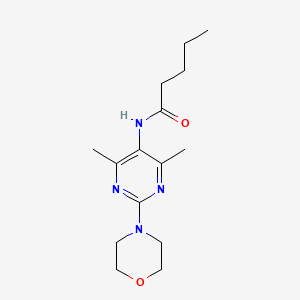 N-(4,6-dimethyl-2-morpholinopyrimidin-5-yl)pentanamide