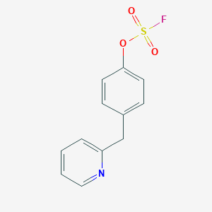 2-[(4-Fluorosulfonyloxyphenyl)methyl]pyridine