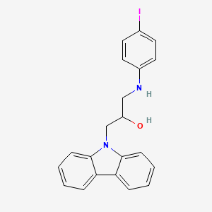 1-(9H-carbazol-9-yl)-3-[(4-iodophenyl)amino]propan-2-ol