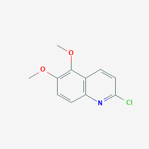 molecular formula C11H10ClNO2 B2870367 2-Chloro-5,6-dimethoxyquinoline CAS No. 2416230-42-5