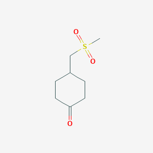 4-(Methanesulfonylmethyl)cyclohexan-1-one