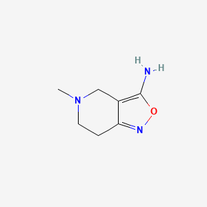 5-Methyl-4,5,6,7-tetrahydroisoxazolo[4,3-c]pyridin-3-amine