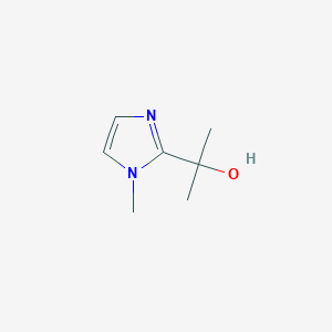 molecular formula C7H12N2O B2870396 2-(1-methyl-1H-imidazol-2-yl)propan-2-ol CAS No. 86354-06-5