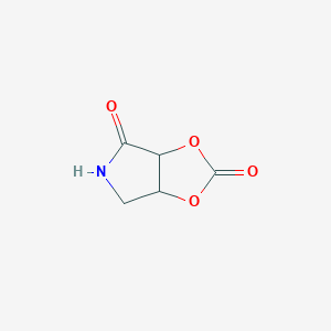 molecular formula C5H5NO4 B2870400 Hexahydro-[1,3]dioxolo[4,5-c]pyrrole-2,4-dione CAS No. 2225141-92-2