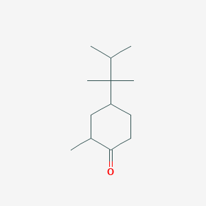 molecular formula C13H24O B2870424 4-(2,3-Dimethylbutan-2-yl)-2-methylcyclohexanone CAS No. 4736-45-2
