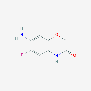 7-Amino-6-fluoro-2H-benzo[b][1,4]oxazin-3(4H)-one