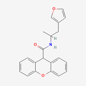 N-[1-(furan-3-yl)propan-2-yl]-9H-xanthene-9-carboxamide
