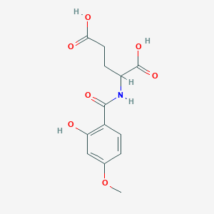molecular formula C13H15NO7 B2870477 (2-Hydroxy-4-methoxybenzoyl)glutamic acid CAS No. 1231217-68-7