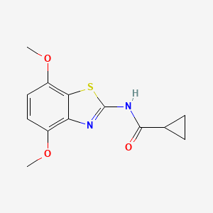 N-(4,7-dimethoxybenzo[d]thiazol-2-yl)cyclopropanecarboxamide