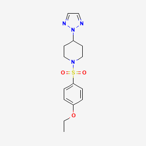 1-((4-ethoxyphenyl)sulfonyl)-4-(2H-1,2,3-triazol-2-yl)piperidine