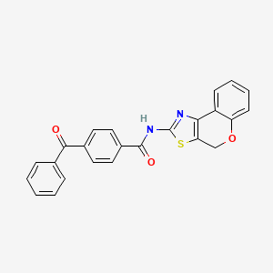 4-benzoyl-N-(4H-chromeno[4,3-d]thiazol-2-yl)benzamide