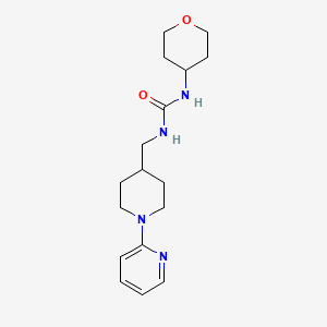 1-((1-(pyridin-2-yl)piperidin-4-yl)methyl)-3-(tetrahydro-2H-pyran-4-yl)urea