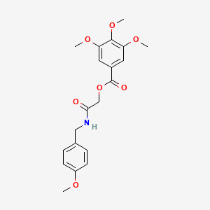 [2-[(4-Methoxyphenyl)methylamino]-2-oxoethyl] 3,4,5-trimethoxybenzoate