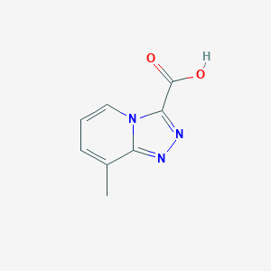 molecular formula C8H7N3O2 B2870556 8-Methyl-[1,2,4]triazolo[4,3-a]pyridine-3-carboxylic acid CAS No. 1159832-07-1