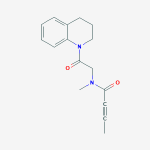 N-[2-(3,4-Dihydro-2H-quinolin-1-yl)-2-oxoethyl]-N-methylbut-2-ynamide