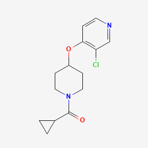 (4-((3-Chloropyridin-4-yl)oxy)piperidin-1-yl)(cyclopropyl)methanone