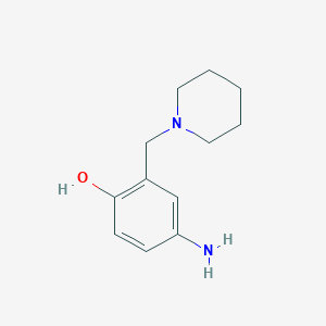 4-Amino-2-(piperidin-1-ylmethyl)phenol
