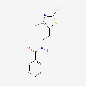 N-[2-(2,4-dimethyl-1,3-thiazol-5-yl)ethyl]benzamide
