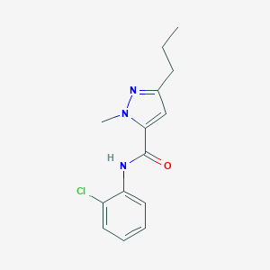 N-(2-chlorophenyl)-1-methyl-3-propyl-1H-pyrazole-5-carboxamide