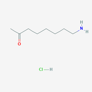 molecular formula C8H18ClNO B2870741 8-Aminooctan-2-one hydrochloride CAS No. 1909305-63-0