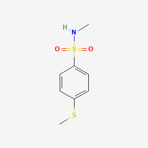 molecular formula C8H11NO2S2 B2870762 N-methyl-4-(methylsulfanyl)benzenesulfonamide CAS No. 118775-73-8
