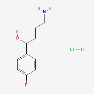 4-Amino-1-(4-fluorophenyl)butan-1-ol hydrochloride