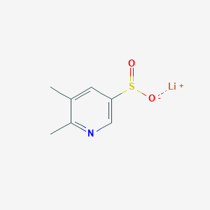 Lithium;5,6-dimethylpyridine-3-sulfinate