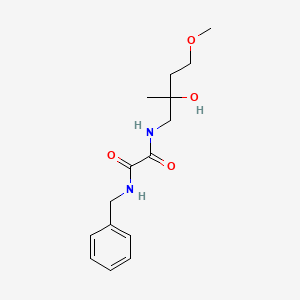 molecular formula C15H22N2O4 B2870784 N1-benzyl-N2-(2-hydroxy-4-methoxy-2-methylbutyl)oxalamide CAS No. 2309585-13-3