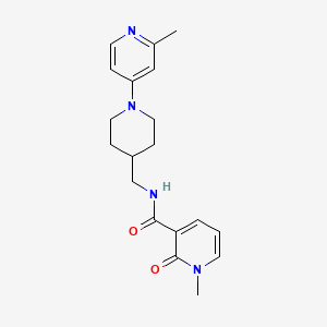 1-methyl-N-((1-(2-methylpyridin-4-yl)piperidin-4-yl)methyl)-2-oxo-1,2-dihydropyridine-3-carboxamide