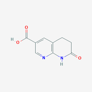molecular formula C9H8N2O3 B2870794 7-oxo-6,8-dihydro-5H-1,8-naphthyridine-3-carboxylic acid CAS No. 2294972-81-7