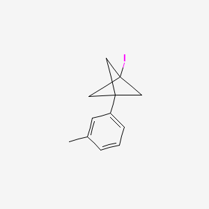 molecular formula C12H13I B2870798 1-Iodo-3-(3-methylphenyl)bicyclo[1.1.1]pentane CAS No. 2287283-07-0