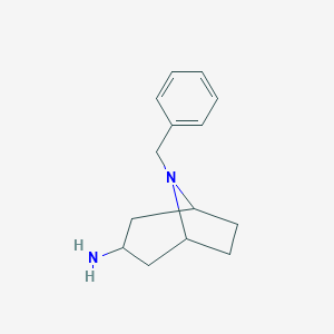 B028708 8-Benzyl-8-azabicyclo[3.2.1]octan-3-amine CAS No. 76272-36-1
