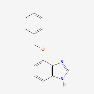 molecular formula C14H12N2O B2870808 4-(benzyloxy)-1H-1,3-benzodiazole CAS No. 116345-20-1