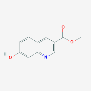 molecular formula C11H9NO3 B2870823 Methyl 7-hydroxyquinoline-3-carboxylate CAS No. 474659-32-0
