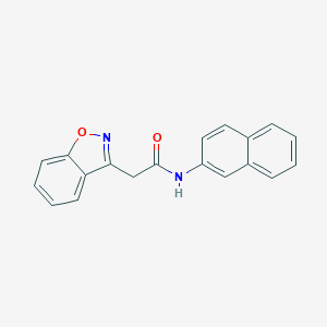 molecular formula C19H14N2O2 B287083 2-(1,2-benzisoxazol-3-yl)-N-(2-naphthyl)acetamide 